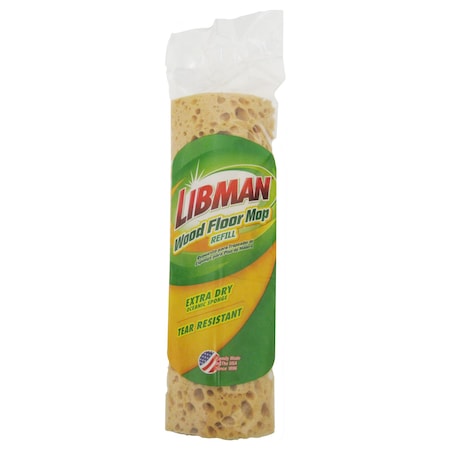 Libman Libman 10 in. Hardwood Floor Sponge Mop Refill 1 pk 2027